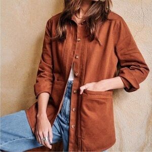 Sezane Will Jacket in Sold Out Camel